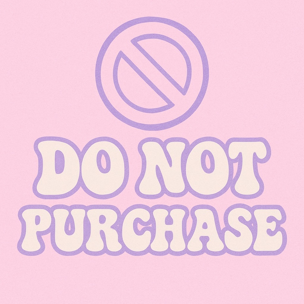 Do not purchase :). Placeholder only